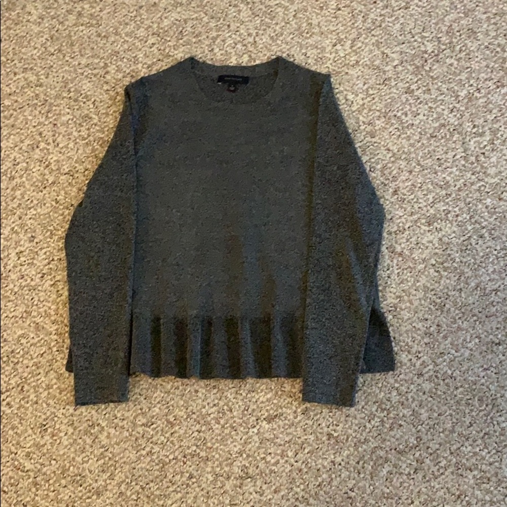 Ann Taylor top with ruffle on the front